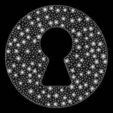 Flash Spotlu İçI Parlak Örgü Karkas