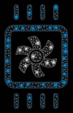 Flare Spotlu Flare Mesh Ağ Talaş Soğutma