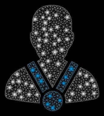 Işık Lekeleri ile Flare Örgü Tel Çerçeve Şampiyonu