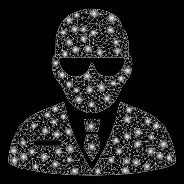 Flaş Spotlu Flare Örgü Tel Çerçeve Şefi