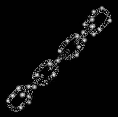 Flare Mesh 2d Zincir Parlama Noktalar ile