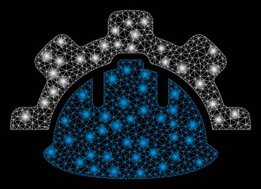 Flare Mesh Karkas Endüstriyel Geliştirme Flare Spotlar ile