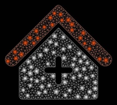 Flare Mesh 2d Kliniği Binası Flare Spotlar ile