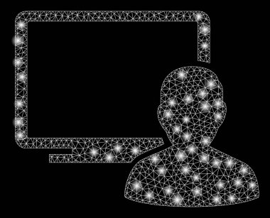 Flare Mesh Ağ Bilgisayar Doktor Flare Noktalar ile