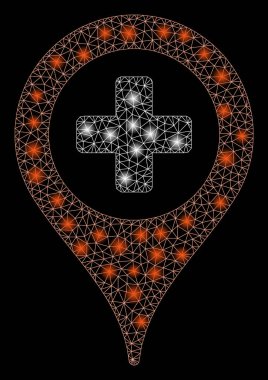 Flare Spotlu Parlak Örgü 2d Klinik Pointer