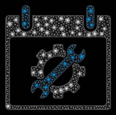 Flare Mesh 2d Yapılandırma Araçları Takvim Günü Flare Spotlar ile