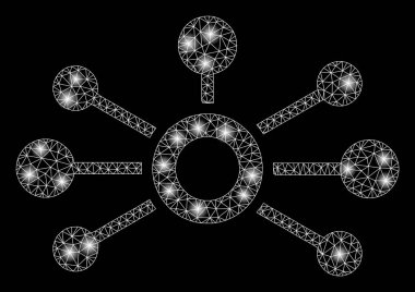 Flare Spotlu Fişek Kafes Tel Çerçeve Bağlantıları