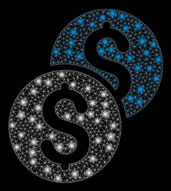 Flare Spotlu Fişek Kafes Tel Çerçeve Li Paralar