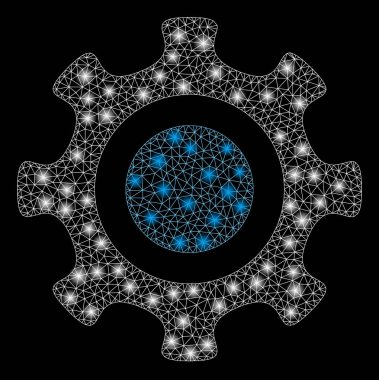 Flare Spotlu Fişek Kafes Tel Çerçeve Dişli Çarkı