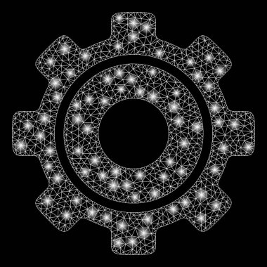 Işık Noktalı Parlak Örgü Ağ Dişlisi