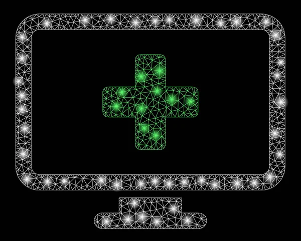 Flare Mesh 2d Bilgisayar Tedavi Flare Noktalar ile