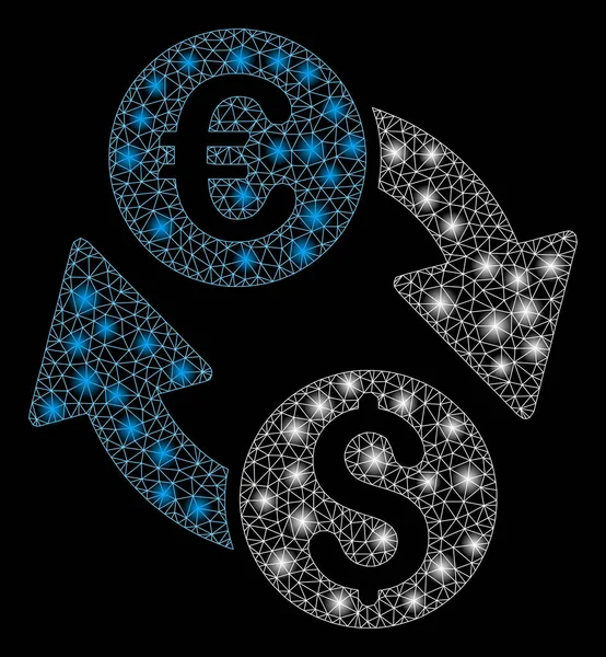 Flare Spotlar ile Flare Örgü Tel Çerçeve Sikkeler Değişimi