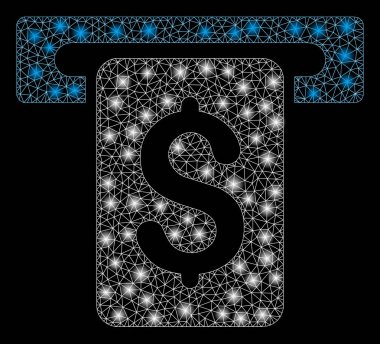 Flare Mesh Ağ Nakit Çekme Flare Spotlar ile