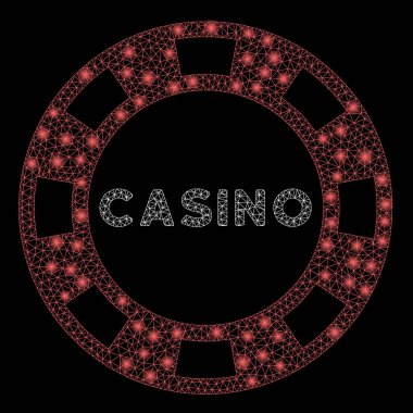 Flare Spotlar ile Flare Mesh Carcass Casino Chip