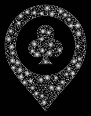 Flash Spotlu Parlayan Mesh 2d Casino Harita İşaretçisi