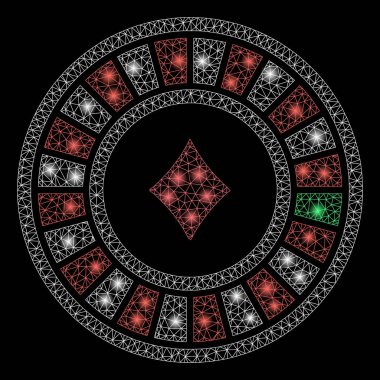 Flare Mesh 2d Casino Rulet Flare Noktalar ile