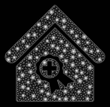 Flare Mesh Ağ Sertifikalı Klinik Binası Flare Spotlar ile