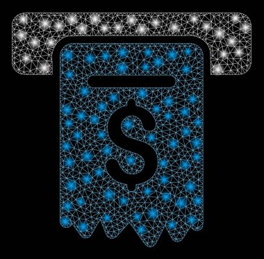 Flash Spotlu Parlak Örgü Tel Çerçeve Çek Ödeme