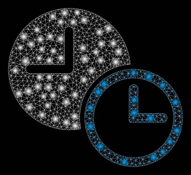 Flash Spotlu Parlak Örgü Ağ Saatleri