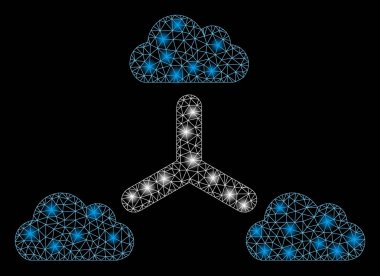 Flare Spotlu Flare Mesh Ağ Bulut Ağı