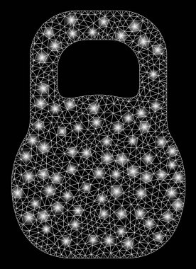 Flare Spotlu Flare Mesh Ağ Ağırlık Demiri