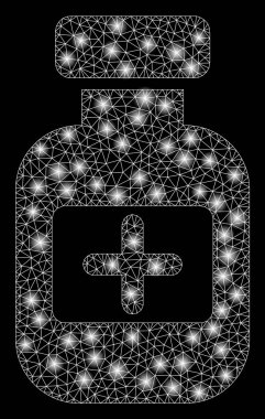 Flash Spotlu Parlak Mesh 2d İlaç Phial