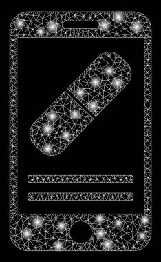 Işık Spotlar ile Parlayan Mesh Network Mobil Eczane