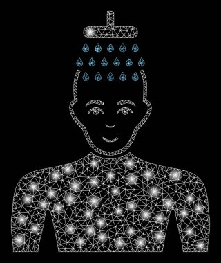 Flare Mesh 2d Man Duş Flare Spotlar ile