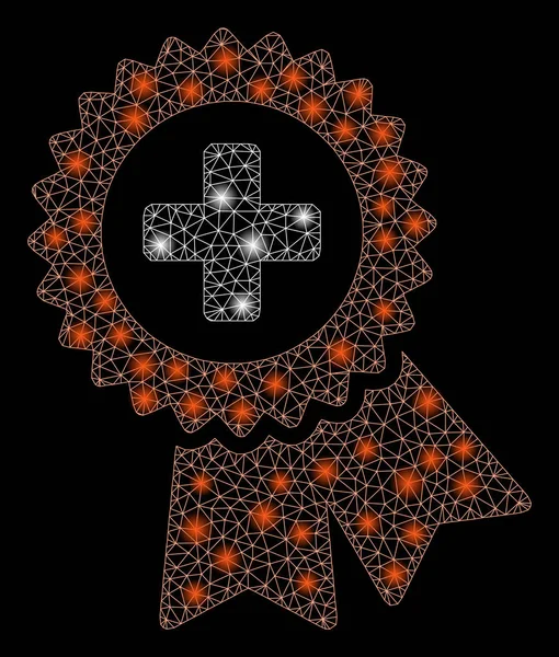 Flare Mesh Ağ Tıbbi Kalite Seal Flare Noktalar ile