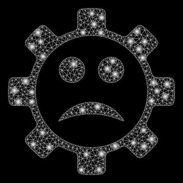 Flare kafes karkas servis dişli üzücü Smiley flare Spotlar ile