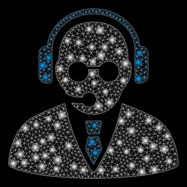 Parlama Spotlar ile parlayan Mesh karkas destek Yöneticisi