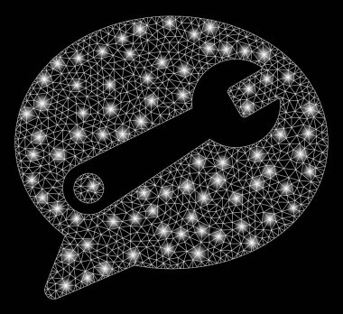 Flare Spotlar ile flare Mesh 2D servis mesajı