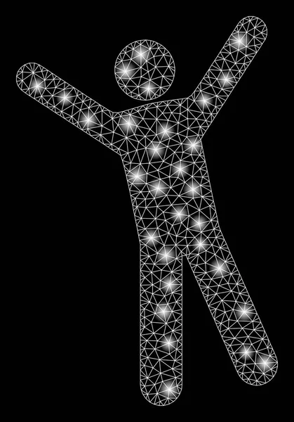 Flare Mesh karkas flare Spotlar ile Man Joy