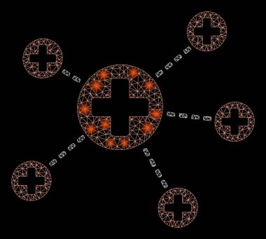 Flare Örgü Tel Çerçeve İşaretnoktalar ile Tıbbi İlişkiler