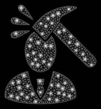 Flare Mesh Karkas Yöneticisi Şok Spotlar ile