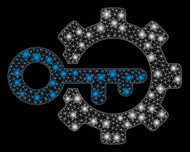 Işık spotları ile flare Mesh 2D anahtar seçenekleri