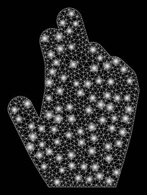 Flare Mesh karkas el flare Spotlar ile Yönet