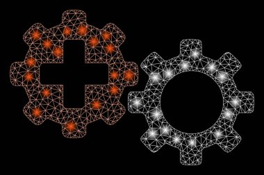 Flare Spotlar ile flare Mesh 2D tıbbi süreç