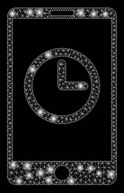 Flare Spotlar ile flare mesh ağ mobil saat