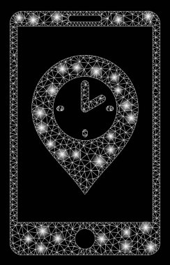 Flare Spotlar ile flare Mesh 2D mobil zaman Işaretçisi