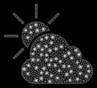 Flare Spotlar ile flare mesh ağ hava