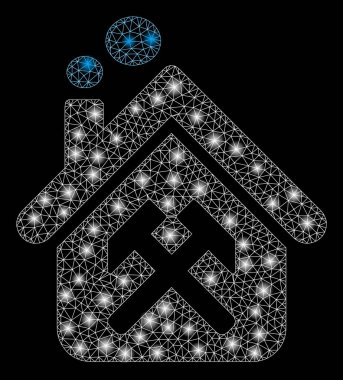 Hafif Spotlar ile parlak Mesh karkas Atölyesi