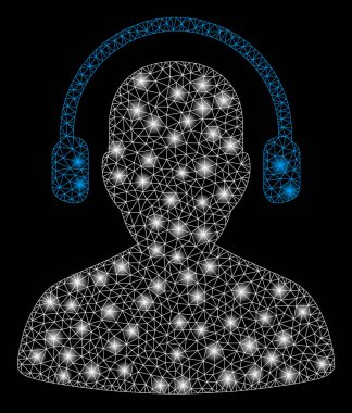 Parlama spotları ile flare mesh ağ dinleme operatörü