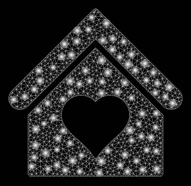 Flare Mesh karkas flare Spotlar ile aşk evi