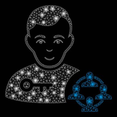 Flare Mesh 2D sosyal mühendis flare Spotlar ile