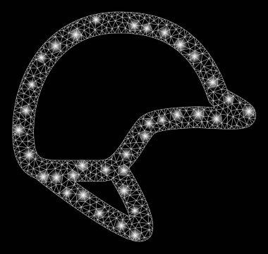 Flare Spotlar ile flare mesh ağ motosiklet hardhat