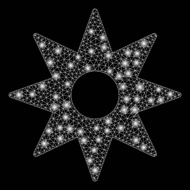 Flare Spotlar ile flare Mesh 2D yeni yıldız Sticker