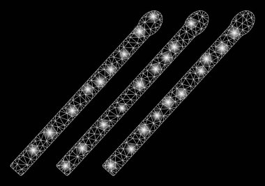 Parlak Mesh 2D maçlar Flash Spotlar ile