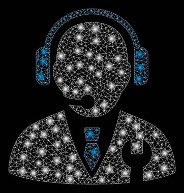 Flare Spotlar ile flare Mesh tel çerçeve Servis Yöneticisi