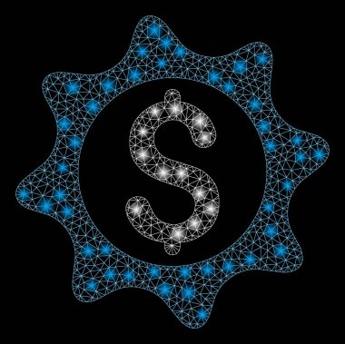 Flaş Spotlar ile parlak Mesh 2D para Seal